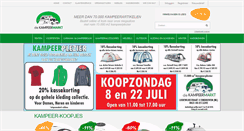 Desktop Screenshot of kampeermarkt.com
